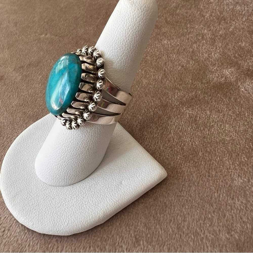 NEW Native American Blue Ridge Turquoise ring - Picture 7 of 7
